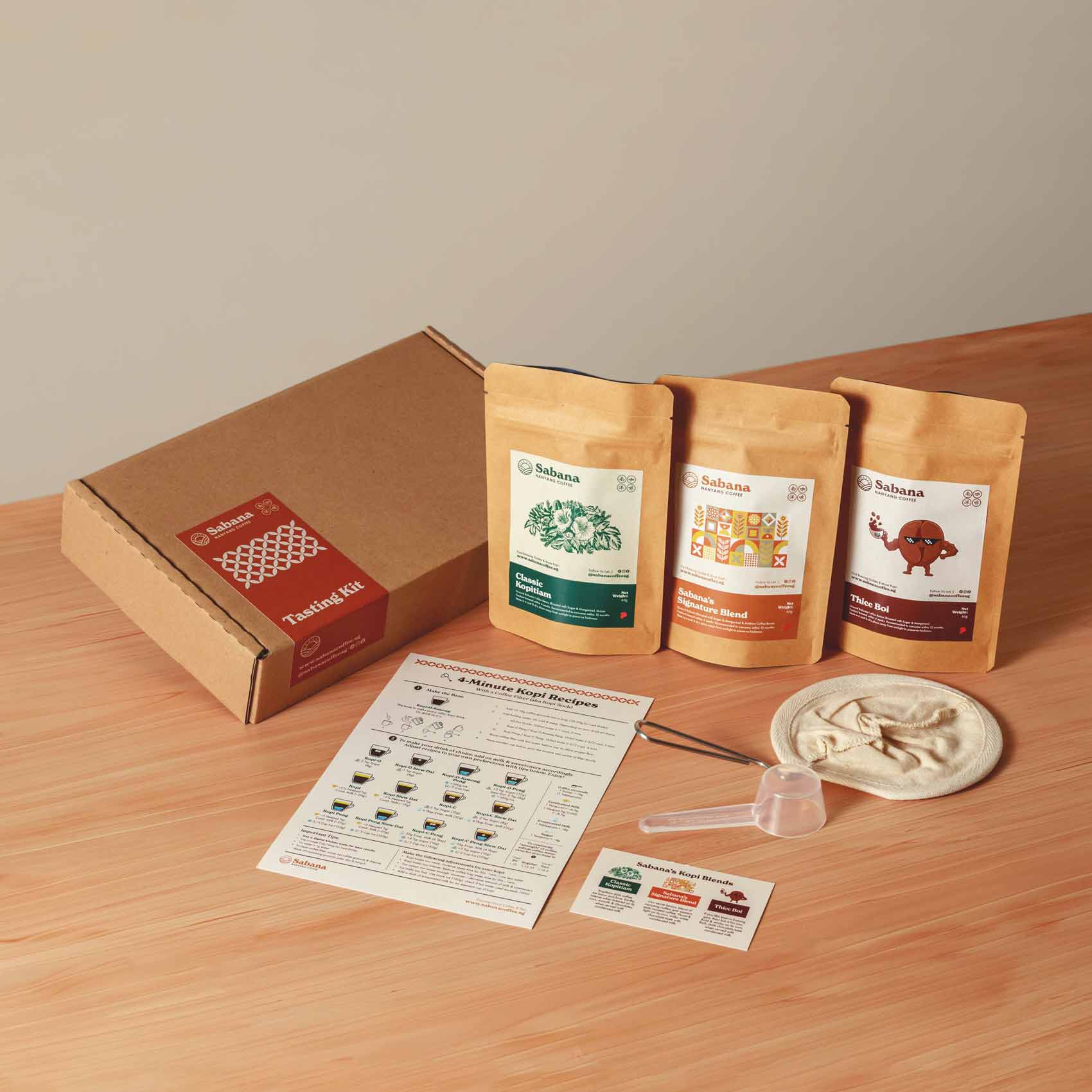 Kopi Tasting Kit – Sabana Nanyang Coffee